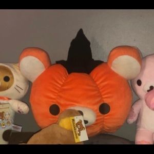 Rilakkuma pumpkin head plush